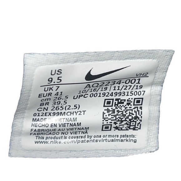 NIKE Viale SLP Black/White-Oil Grey | Size 9.5 | EUC - Picture 9 of 9